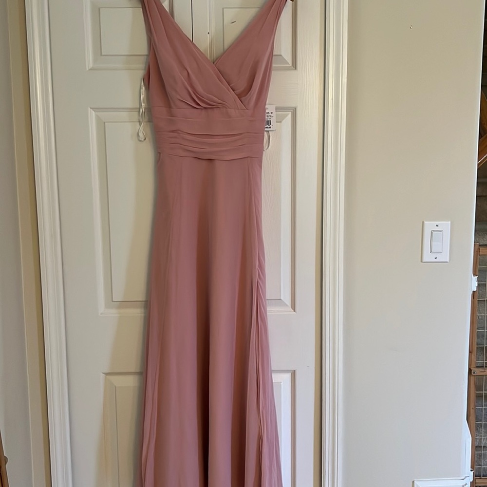 David’s bridal dress ballet pink